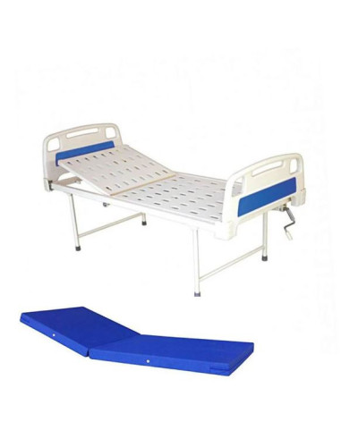 Lit d'hôpital standard une fonction avec matelas