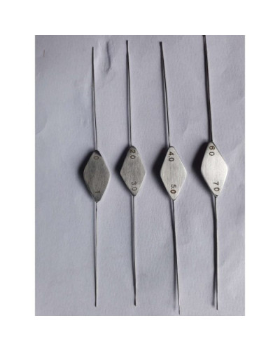 Sonde dilatatrice lacrymale de bowman double 2/0