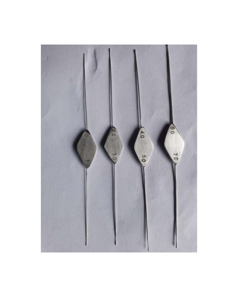 Sonde dilatatrice lacrymale de bowman double 2/0