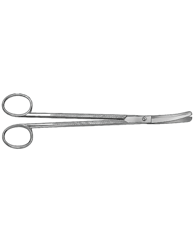 Ciseaux de good à  amygdales courbe 19cm