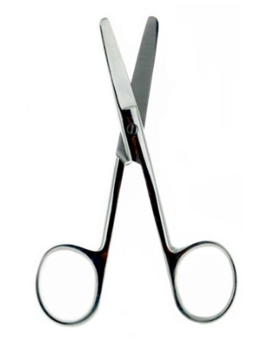 ciseaux	de	sims	droit	20cm	(2	bouts	mousse)