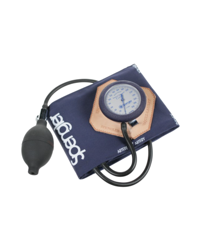 Tensiomètre Anéroïde Vaquez-Laubry® Classic avec brassard velcro coton Marine Adulte (L)