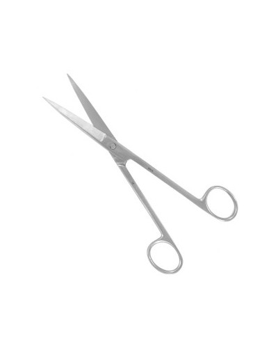 Ciseaux pointus (2 bouts pointus), droits, 24 cm