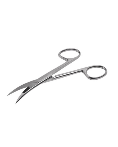 Ciseaux pointus (2 bouts pointus), courbes, 22 cm