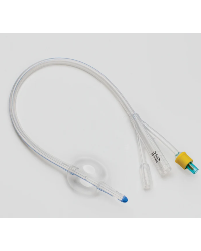 Sonde urinaire en silicone 3 voies 9 - 20 CH