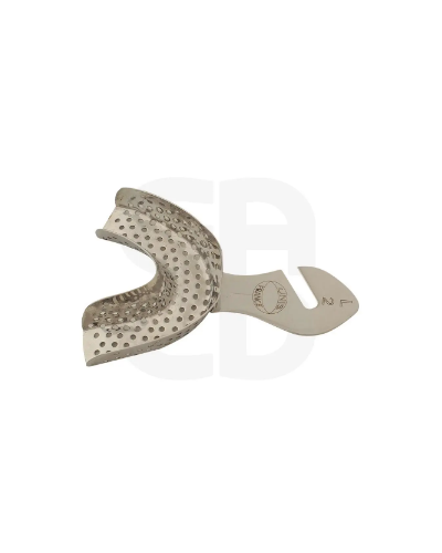 Porte empreinte perfore inox