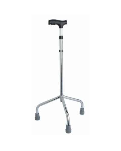 Canne tripode réglable avec poignée ergonomique