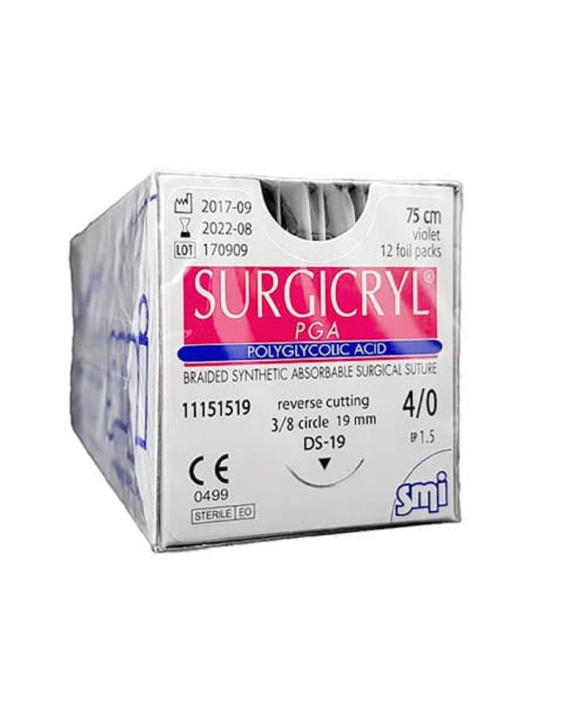 Fil de suture SURGICRYL PGA multi-filament violet (pour Ophtalmologie) Fil de suture SURGICRYL PGA multi-filament violet (pour Ophtalmologie)