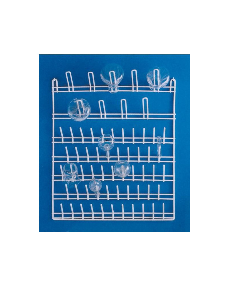 Egouttoir mural en Rilsan® blanc  