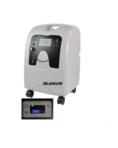 Concentrateur d'oxygène médical 10L sur roulettes