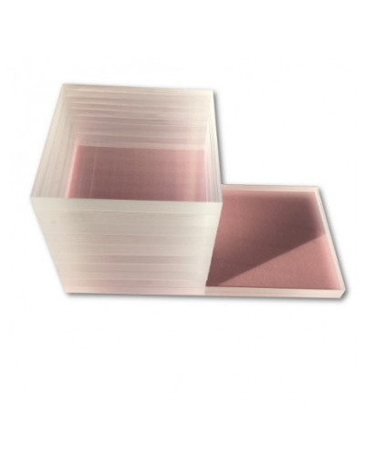 Fantôme PMMA équivalent patient 30 x 30 x 20 - 23 cm