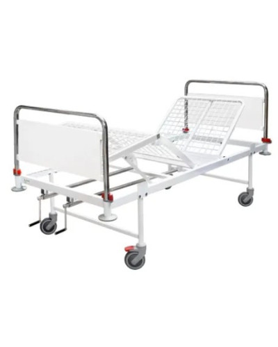 Lit Hospitalier 4 sections en ACIER INOXYDABLE