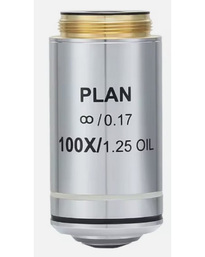 Objectif achromatique 100X Infinity E-plan pour le Microscope biologique modèle EUM-2003