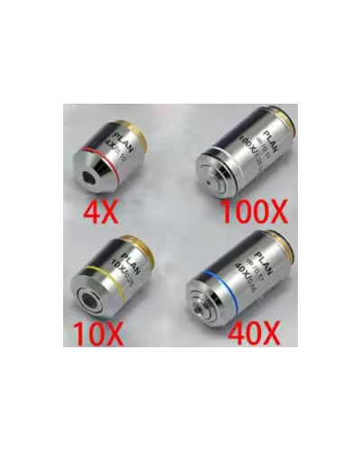 Objectif achromatique 10X Infinity E-plan pour le Microscope biologique modèle EUM-2003