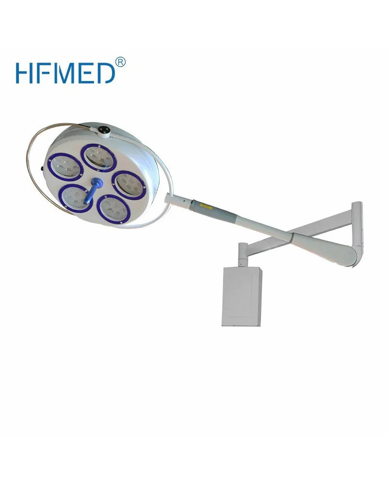 Lampe d'opération murale une coupole, à LED 5 réflecteurs