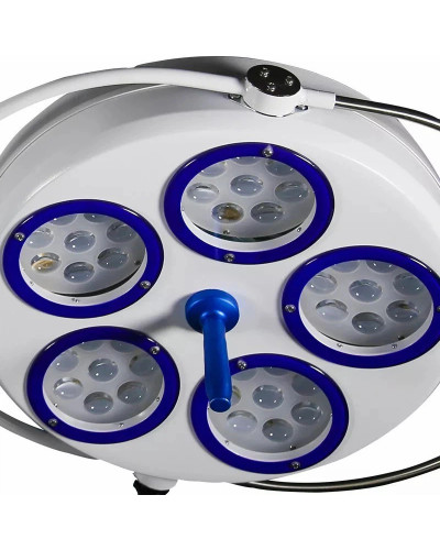 Lampe d'opération murale une coupole, à LED 5 réflecteurs