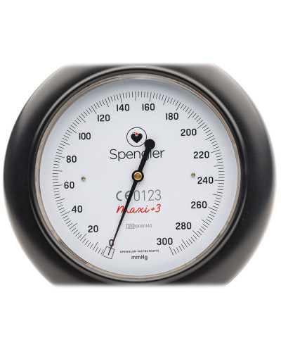 Tensiomètre anéroïde à grand cadran MAXI+3 mural avec brassard Adulte (M)