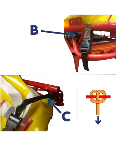 Brancard de Secours Helitreuillable