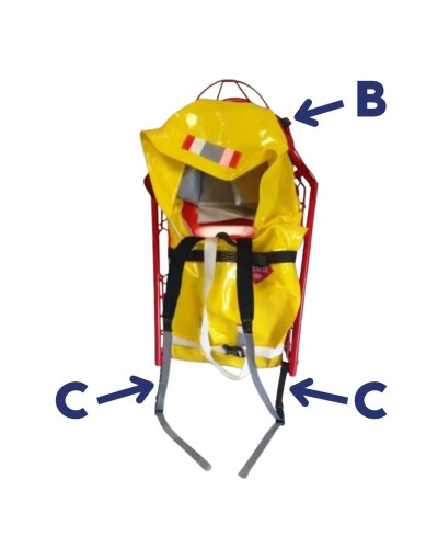 Brancard de Secours Helitreuillable