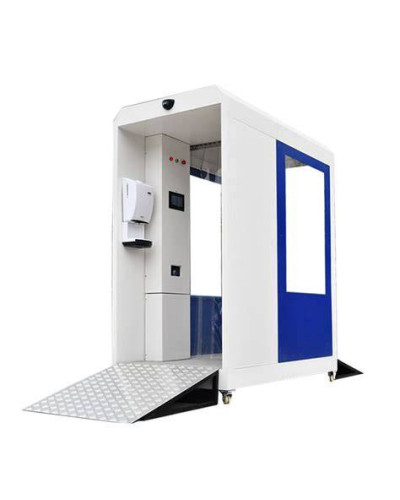 Tunnel de désinfection et de mesure de température