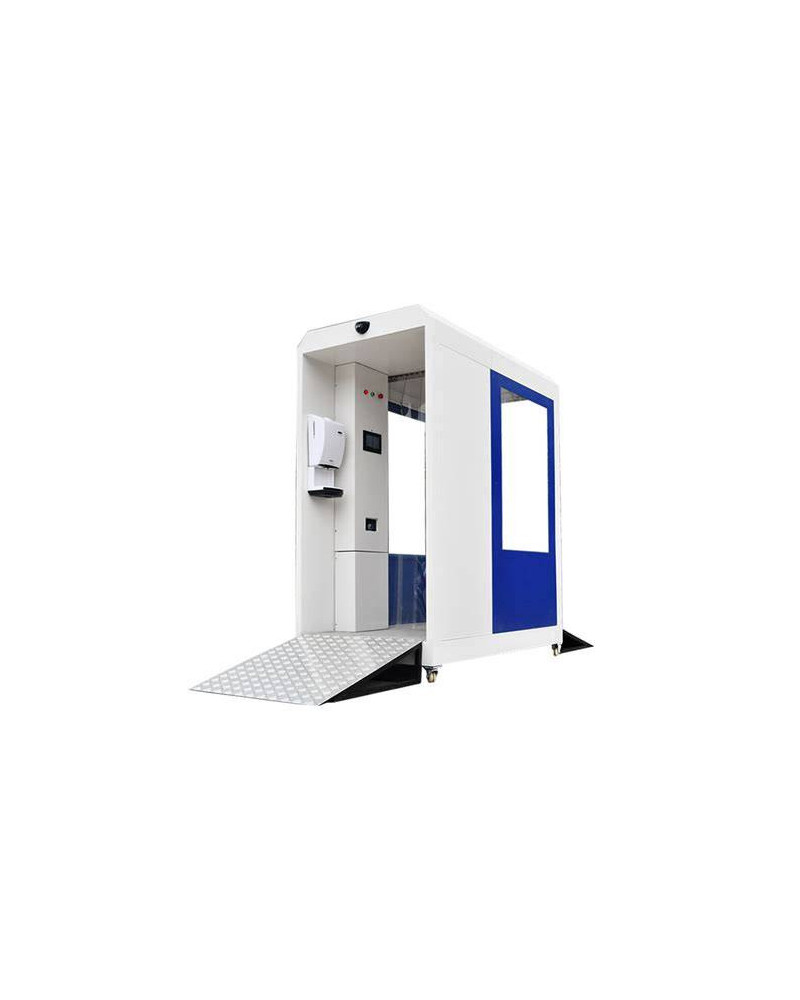 Tunnel de désinfection et de mesure de température