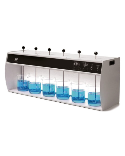 Floculateur de laboratoire à  6 postes, modèle JLT6