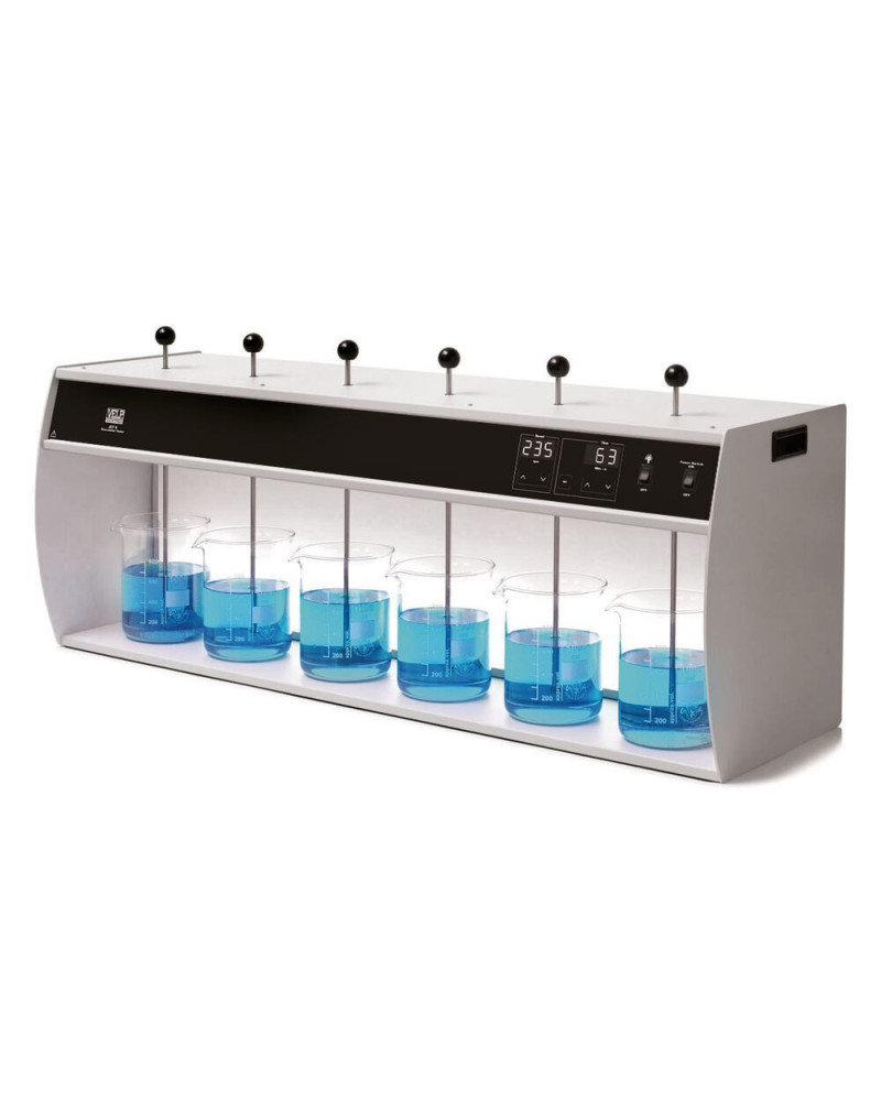 Floculateur de laboratoire à  6 postes, modèle JLT6