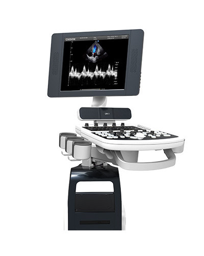 Système d'échographe doppler couleur sur chariot, Modèle QBit 5