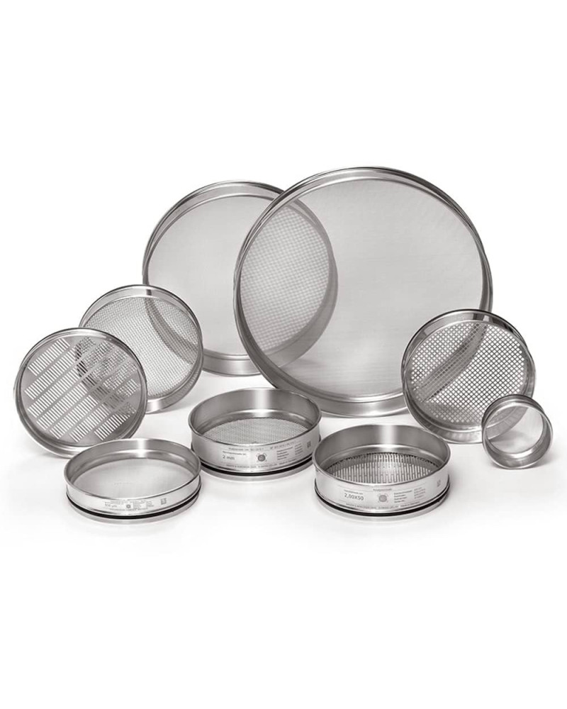 Tamis de test, 200 à 25 mm