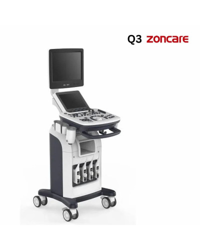 Échographe numérique Doppler couleur sur chariot modèle Q3