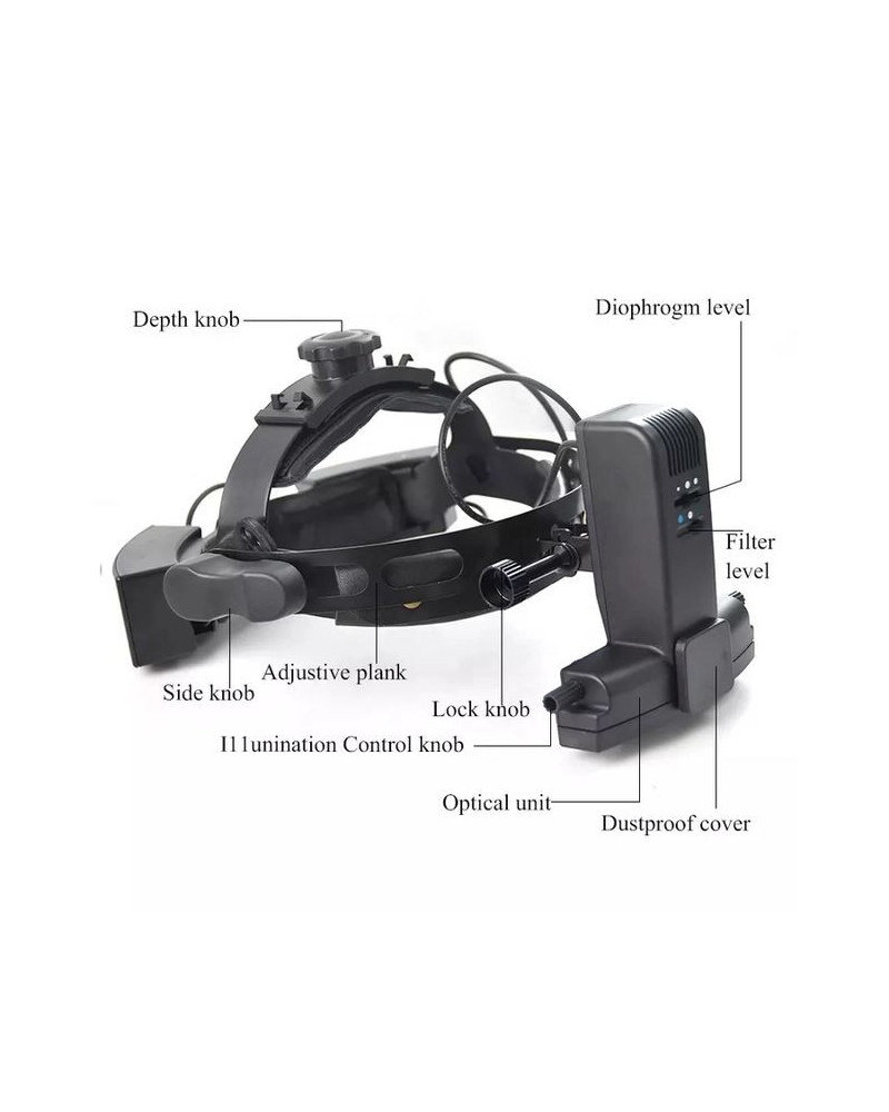 Ophtalmoscope binoculaire indirect à  LED, Modèle YZ25C