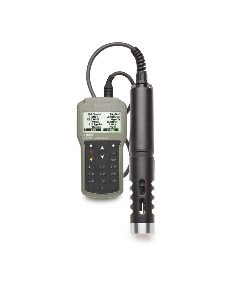 Multiparamètre étanche pH/mV/Rédox/EC/TDS/Résistivité/Salinité/Oxygène dissous/Température