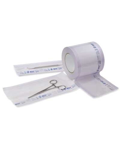 Sachet  pelable  plat \"BOP®\" DI - 1 face papier 60g/m² / 1 face film 220 x 400 mm