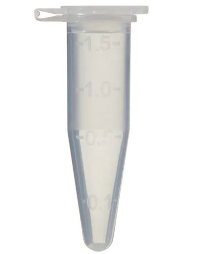 Microtube à  centrifuger naturel, 1,5ml (Lot de 500)
