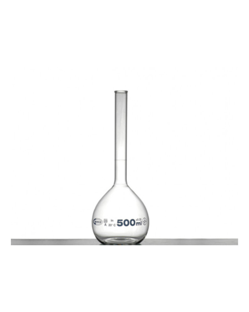 Fiole jaugée en verre Glassco classe A Fiole jaugée en verre Glassco classe A