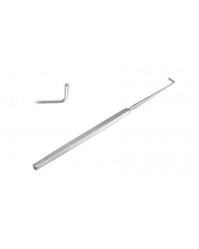 Crochet de cérumen Lucae, Taille 2 (3,0mm), 16cm