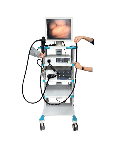 Colonne d'endoscopie vidéo (Gastro et Colonoscope) haute définition, modèle AQ-100