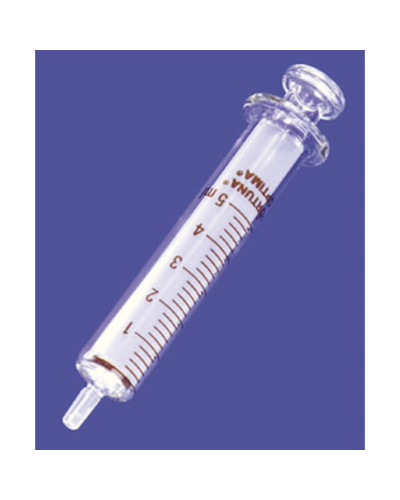 Seringue en verre, luer métal centré 50ml