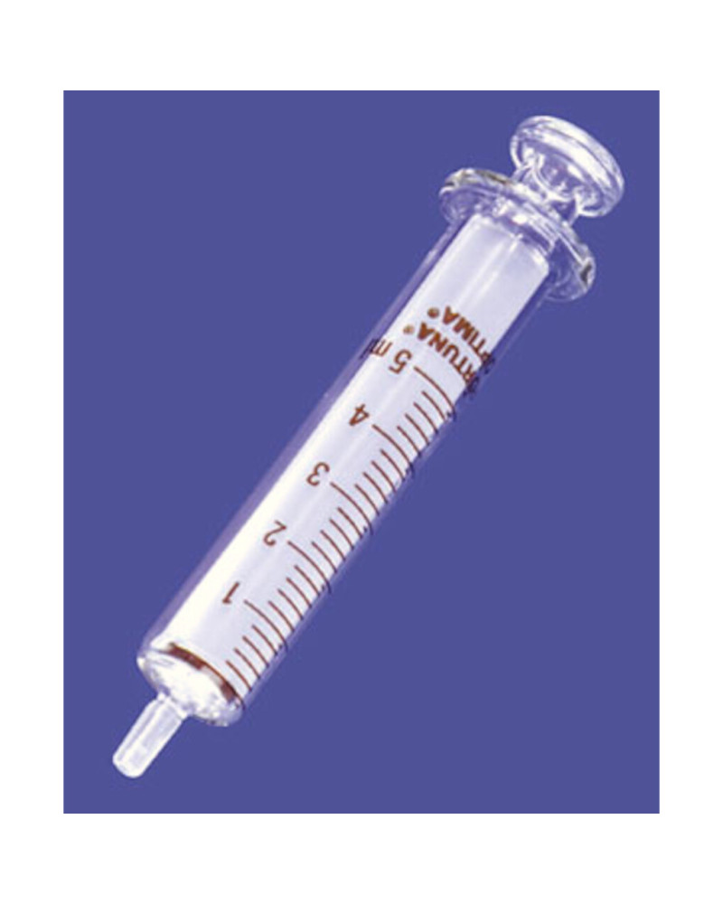 Seringue en verre, luer métal centré 50ml