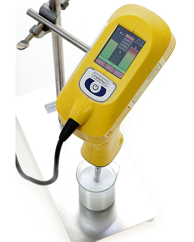 Homogénéisateur / Sonificateur à Ultrasons Portable modèle UP200Ht (200W, 26kHz) avec statif, caisson anti-bruit et deux sonotro