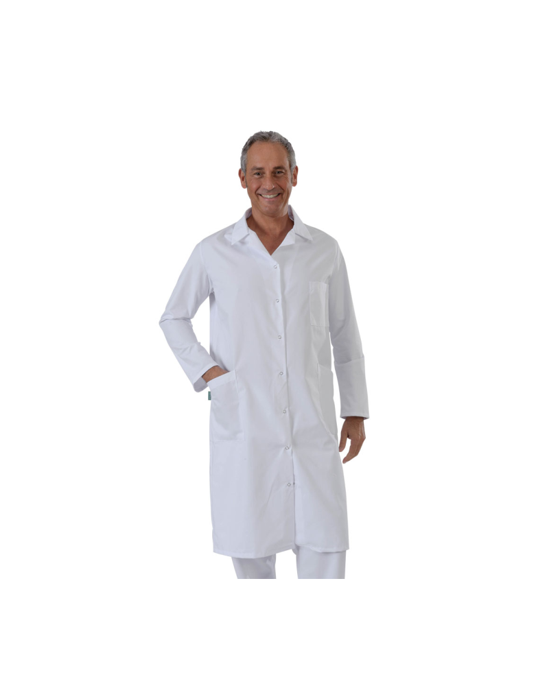 Blouse blanche homme modèle \ERIC\", manches longues """ Blouse blanche homme modèle \ERIC\", manches longues """