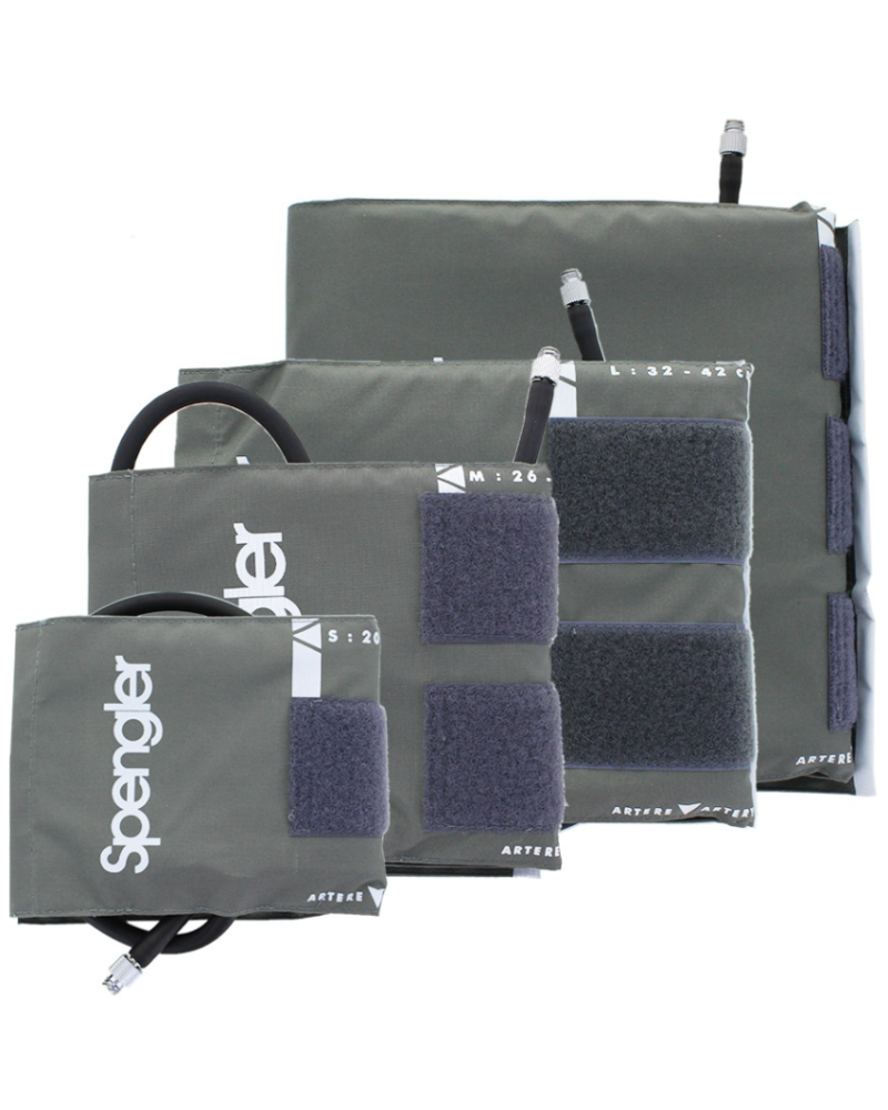 Tensiomètre Lian Scenic S, brassard nylon gris adulte (M)