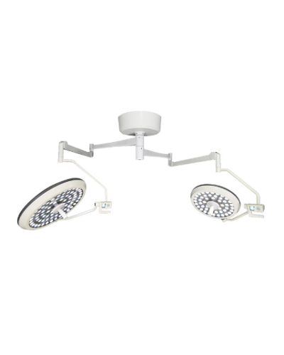 Lampe d'opération deux coupoles à  LED avec télécommande 700/700 LED