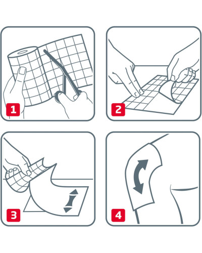 Sparadrap non-tissé multi-extensible Hypafix