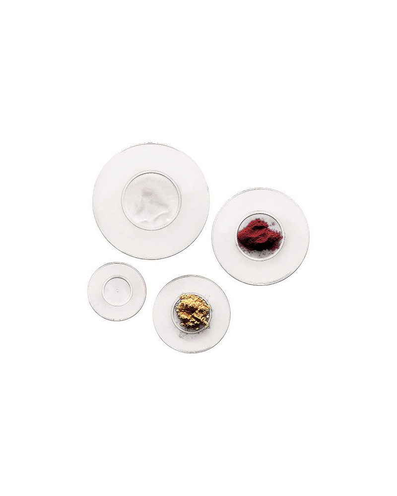 Verre de montre (à trou central), lot de 10 pièces Verre de montre (à trou central), lot de 10 pièces