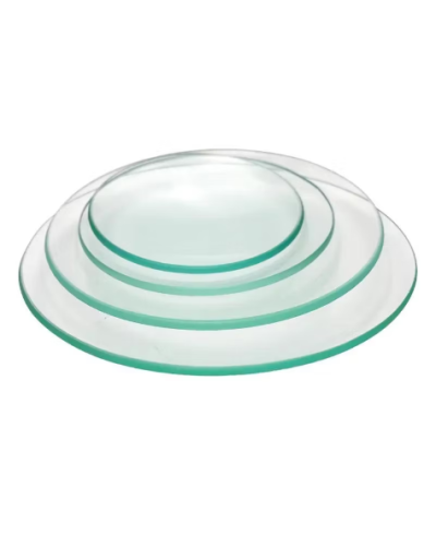 Verre de montre (bord rodé), lot de 10 pièces