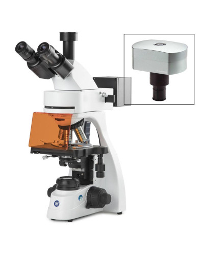 MICROSCOPE TRINOCULAIRE A FLUORESCENCE Modèle IS.3152PLI-3