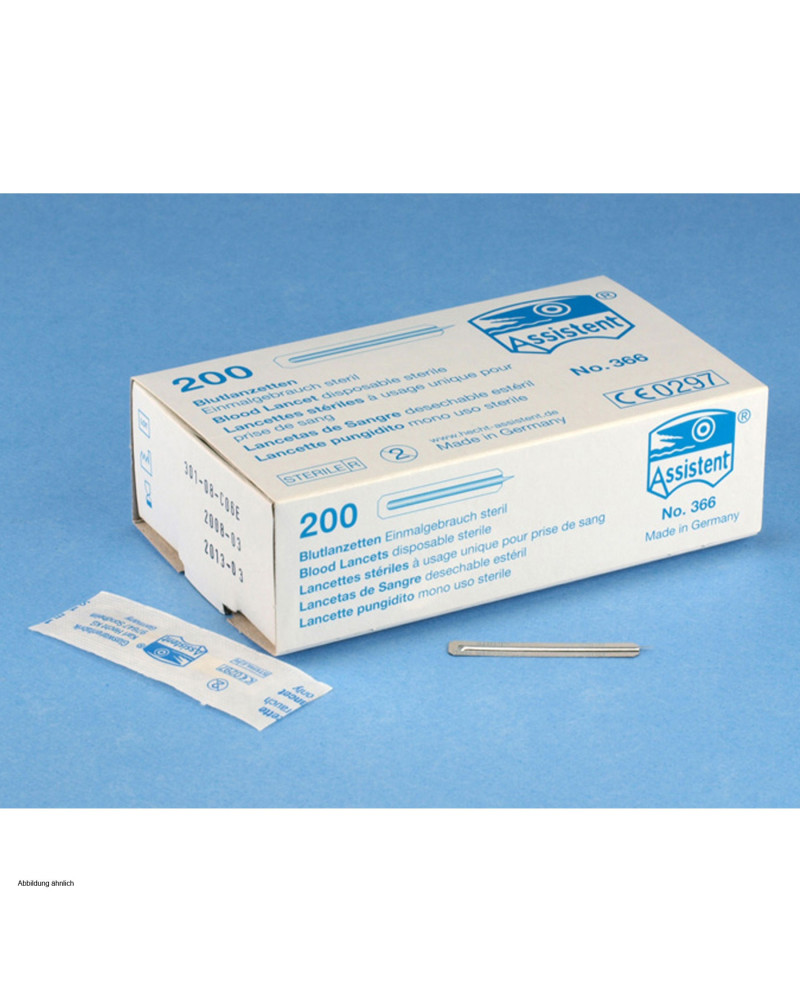 Lancettes pour prise de sang CE 0297