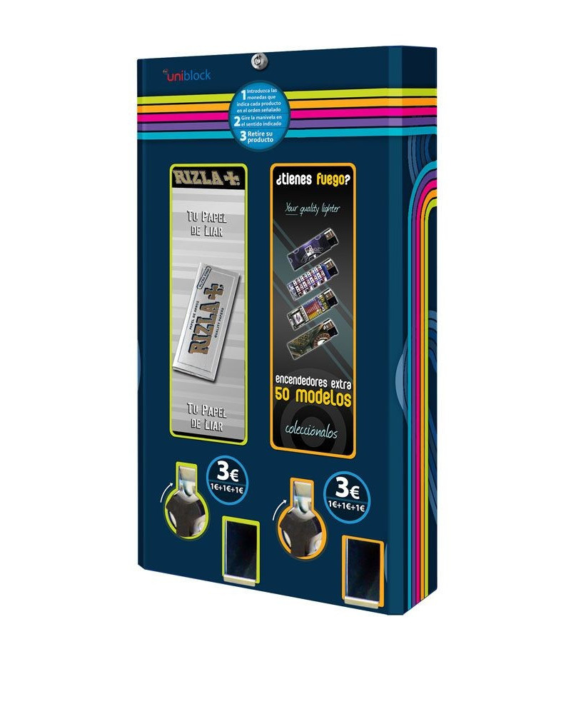 Distributeur de préservatif à double colonnes, Modèle UNIBLOCK 2