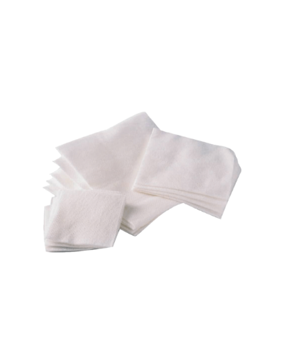 Compresses non stériles et non tissées composées de gaze hydrophile 100 % coton 17 fils.